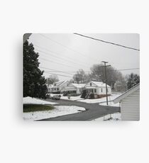 Feb. 19 2012 Snowstorm Canvas Print