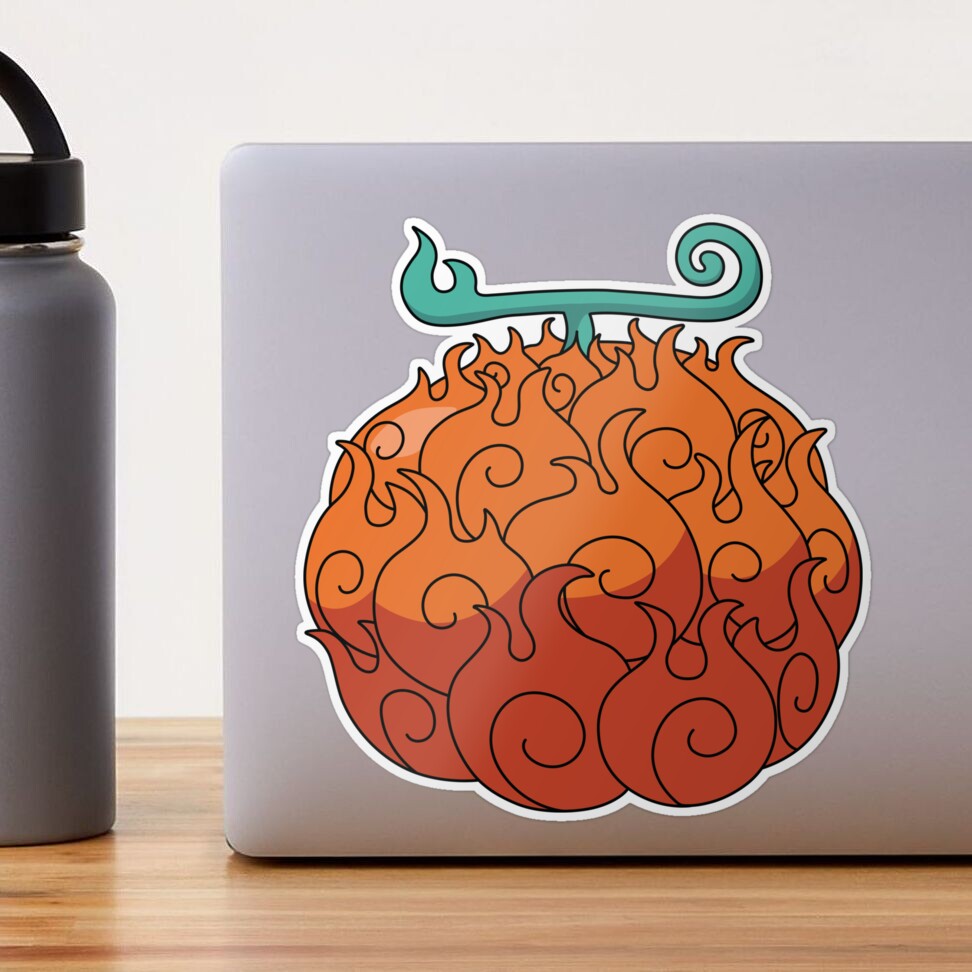 Mera Mera No Mi Devil Fruit Ace/Sabo Sticker for Sale by