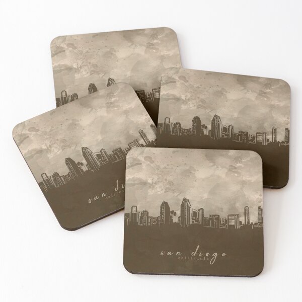Item preview, san diego skyline designed and sold by BekimART2.