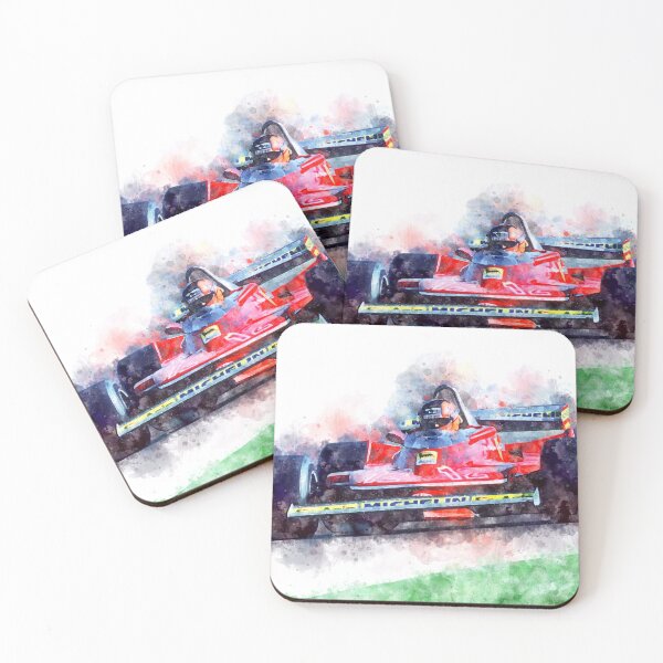 Item preview, Gilles Villeneuve Ferrari No.12 designed and sold by Theodor Decker.