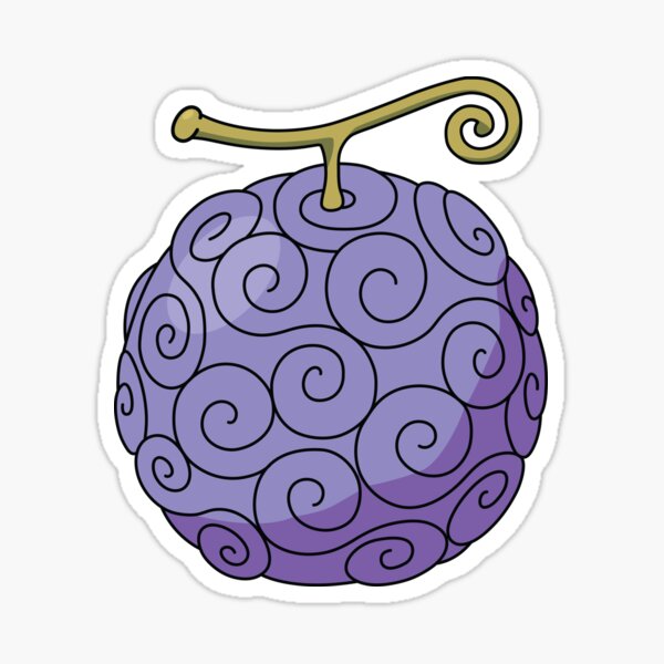 Devil Fruit Stickers Redbubble