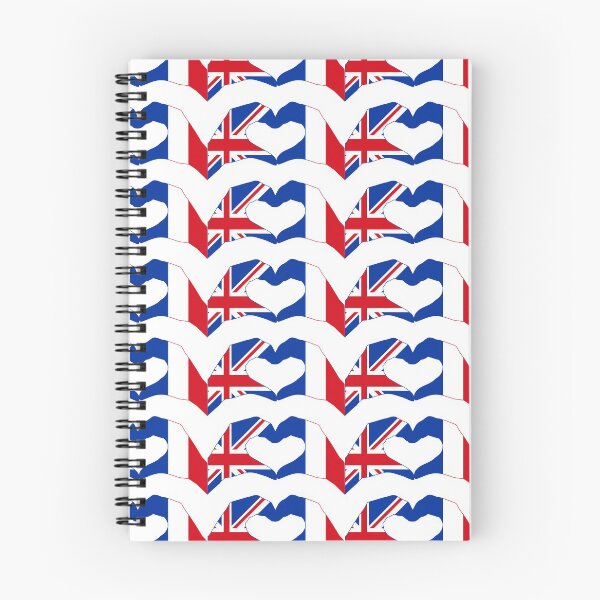 Item preview, We Heart UK & France Patriot Flag Series designed and sold by Carbon-Fibre Media.