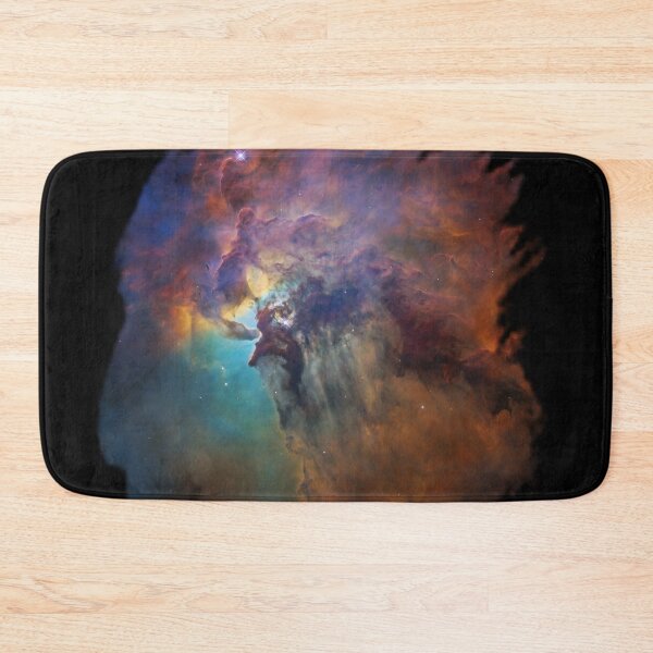 Item preview, Beautiful Coloful Deep Space Rainbow Color Image of Lagoon Nebula designed and sold by TNDesignStudio.