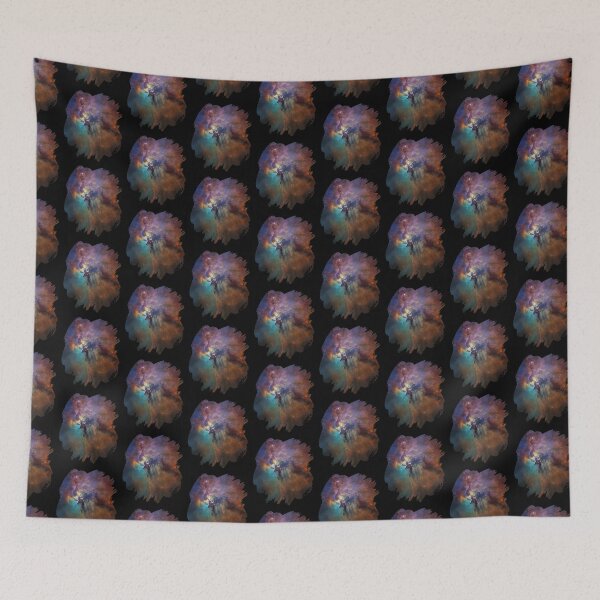 Item preview, Beautiful Coloful Deep Space Rainbow Color Image of Lagoon Nebula designed and sold by TNDesignStudio.