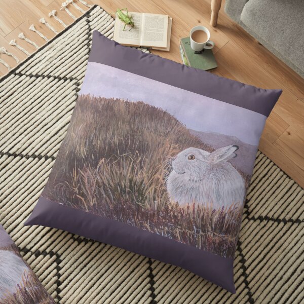 Mountain Hare Floor Pillow