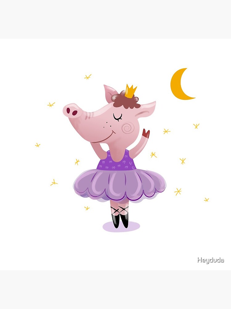 Ballet pig by Heyduda