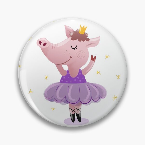 Ballet pig Pin