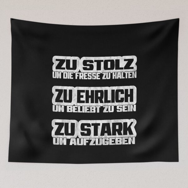 Artikelvorschau, Stolz, Ehrlich und Stark - Statement Sprüche Geschenk entworfen und verkauft von bitcam18.