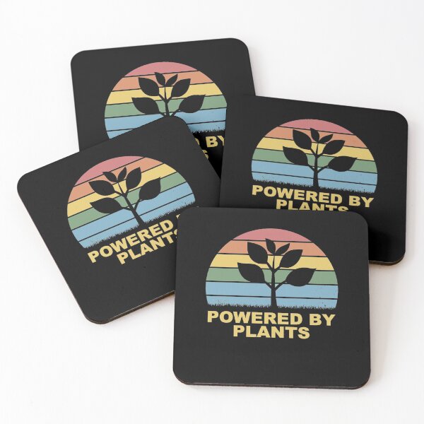 Item preview, Retro Vintage powered by plants designed and sold by thehafdesigner.