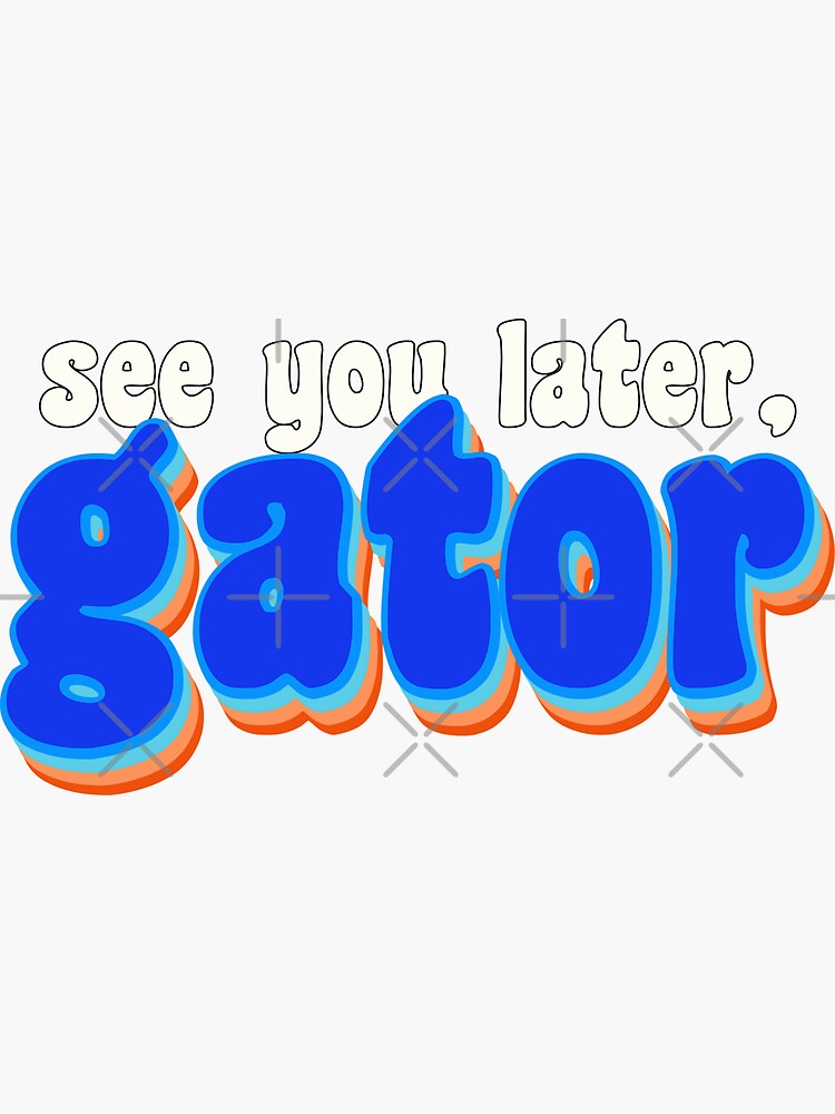 Later Gator Florida Decal Later Gator Florida Decal