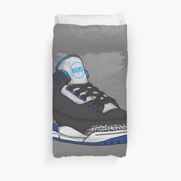 Shoes Blue Grey (Kicks) Duvet Cover
