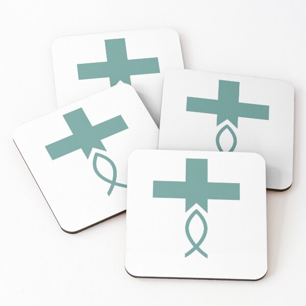 Item preview, Jesus Fish Cross Symbol of Christianity designed and sold by move-mtns.
