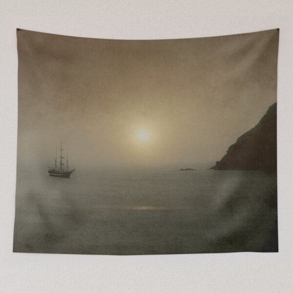 Item preview, A Ship at Sunset designed and sold by rosedew.