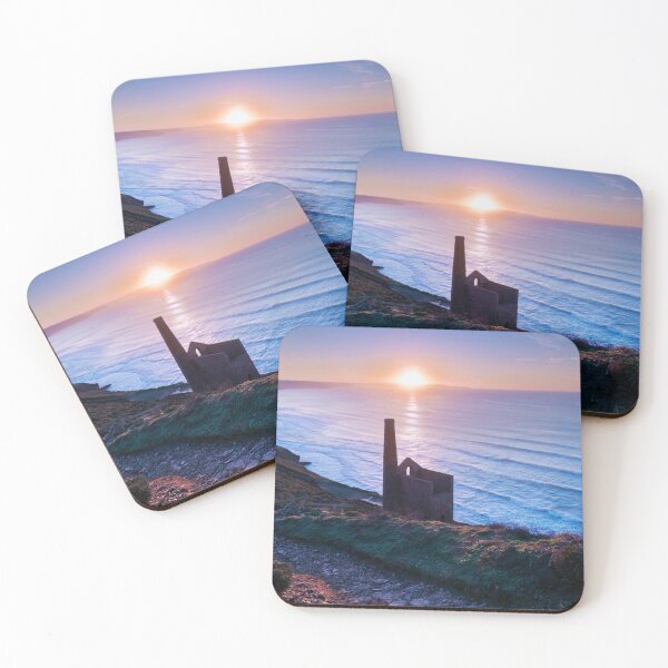Item preview, Sunset At Towanroath Engine House Wheal Coates designed and sold by Terri Waters Photography & Design.