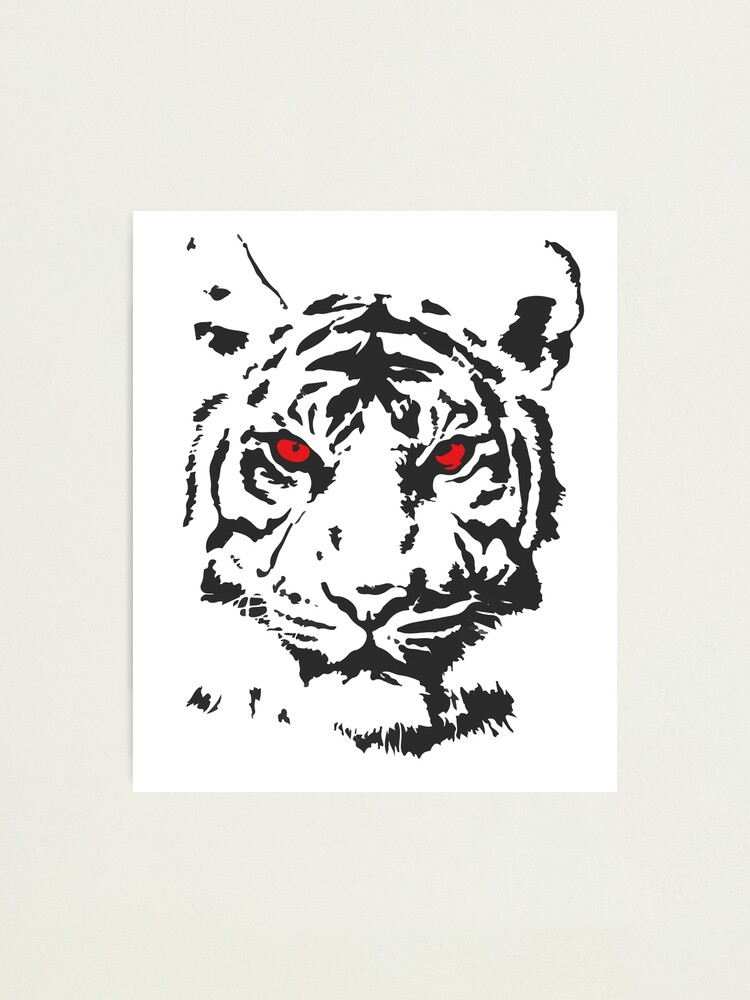 3 Eyed Tiger Design T-shirt