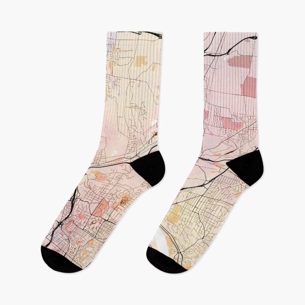 Item preview, Cincinnati Street map art watercolor designed and sold by IvonDesign.