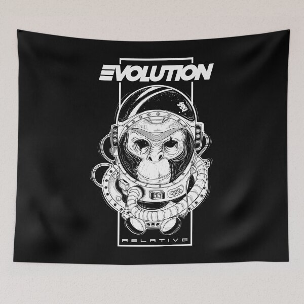 Item preview, monkey evolution space designed and sold by rotuucenter.