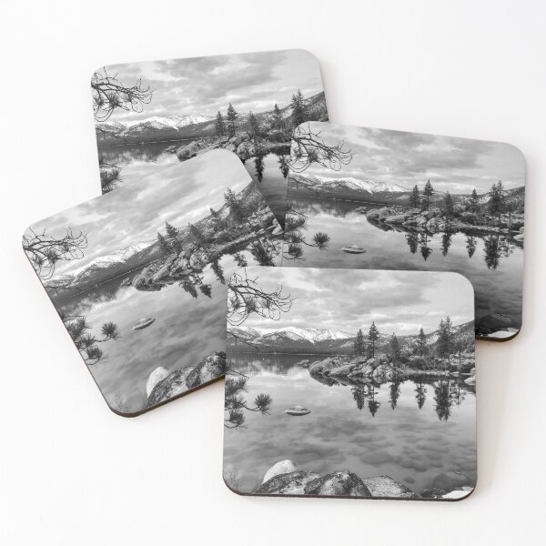 Item preview, Black and White Sand Harbor designed and sold by AmeliaOphelia.