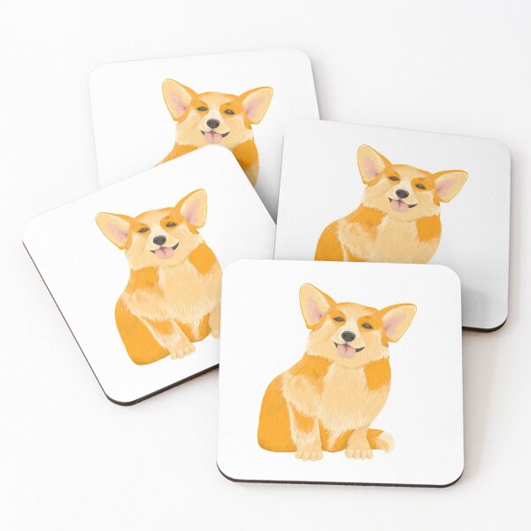 Item preview, Happy corgi dog designed and sold by nadiachamorra.