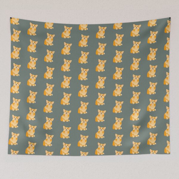 Item preview, Happy corgi dog designed and sold by nadiachamorra.