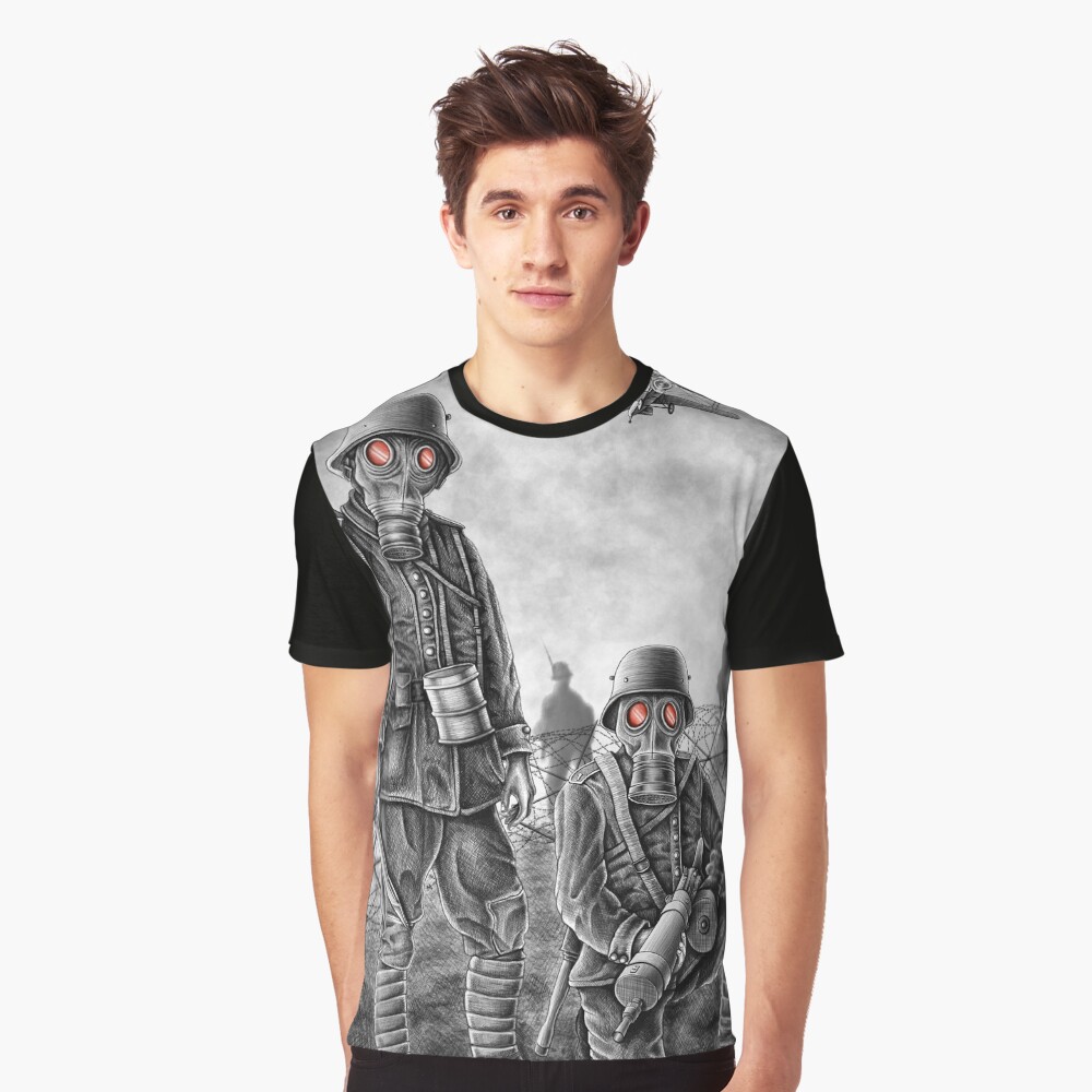 Vista previa del artículo con la obra «Camiseta gráfica», diseñado y vendido por deniskom.