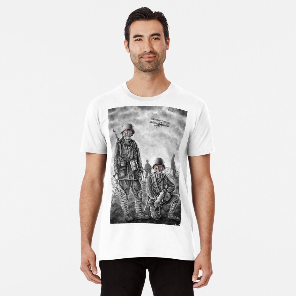 Vista previa del artículo con la obra «Camiseta premium», diseñado y vendido por deniskom.