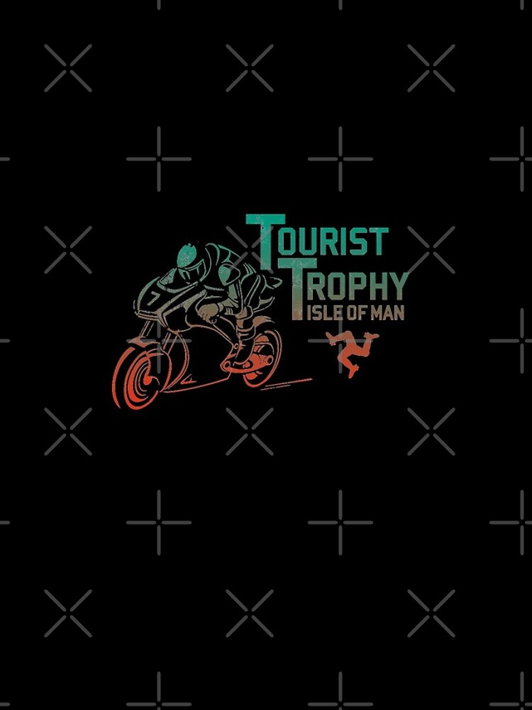 Isle Of Man TT Races Tourist Trophy Races Classic Vintage Neon Manx Isle Of Man by thespottydogg