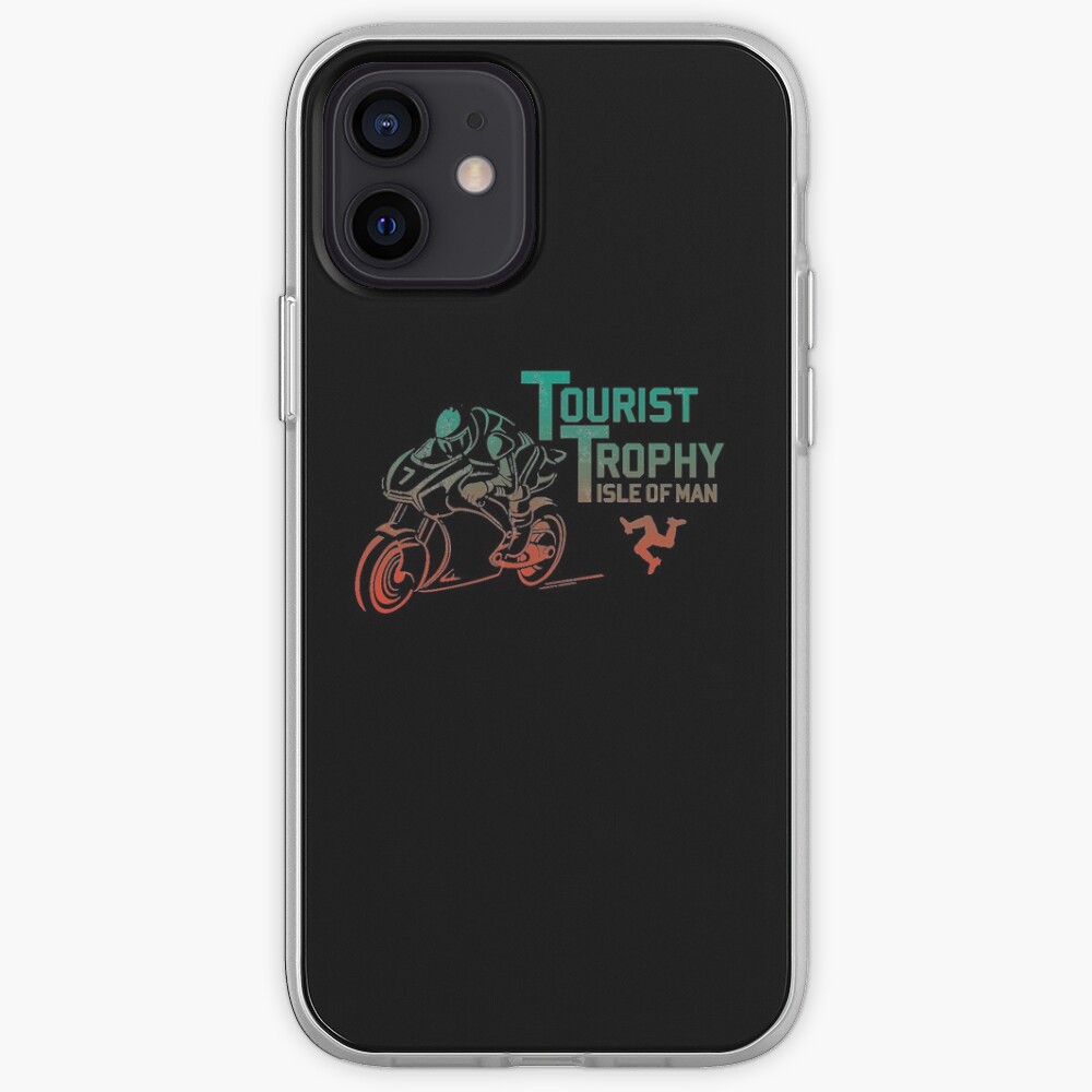 Isle Of Man TT Races Tourist Trophy Races Classic Vintage Neon Manx Isle Of Man iPhone Case & Cover