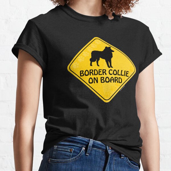 Border Collie On Board Classic T-Shirt