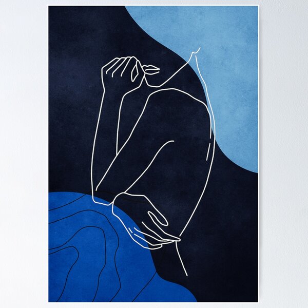 Item preview,  Minimalist line art woman 2 designed and sold by Eldoradoo.