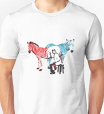 REMBRANDT ZEBRA PAINTING print Unisex T-Shirt