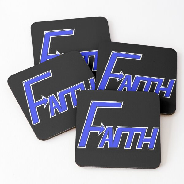 Item preview, Avenging Faith | Blue & White designed and sold by ZMorrisDesigns.
