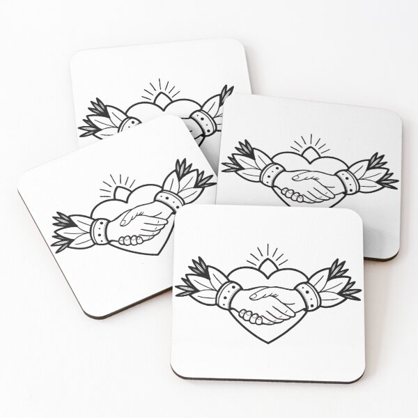 Item preview, Friends forever tattoo style  designed and sold by susyrdesign.