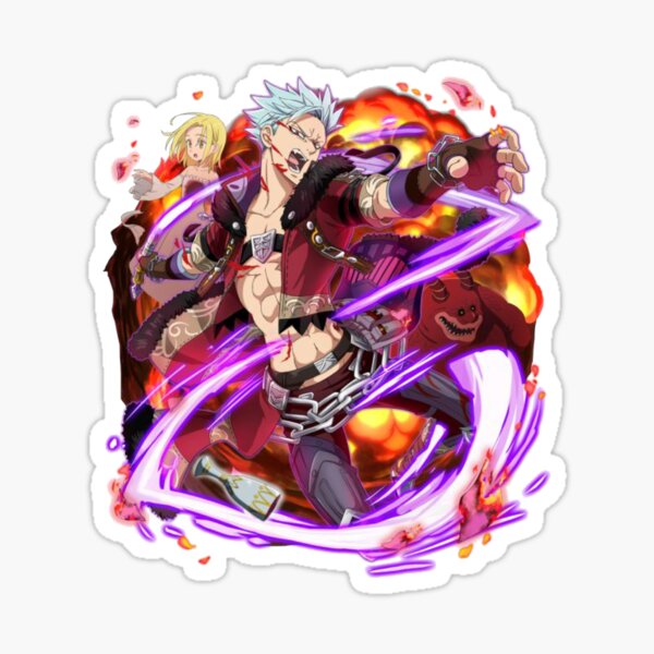 Ban from the seven deadly sins shirt Sticker