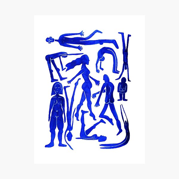 Item preview, Blue Bodies in Ink designed and sold by Franciehillart.