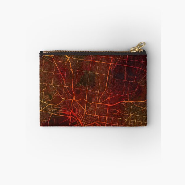 Item preview, Negative Melbourne Street map art watercolor designed and sold by IvonDesign.
