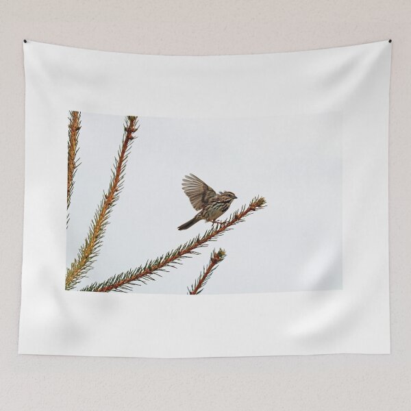 Item preview, Song Sparrow On Take Off designed and sold by Deb Oppermann.