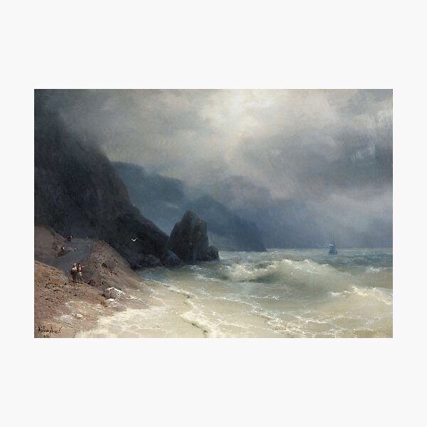 Sea Coast by Ivan Aivazovsky Photographic Print