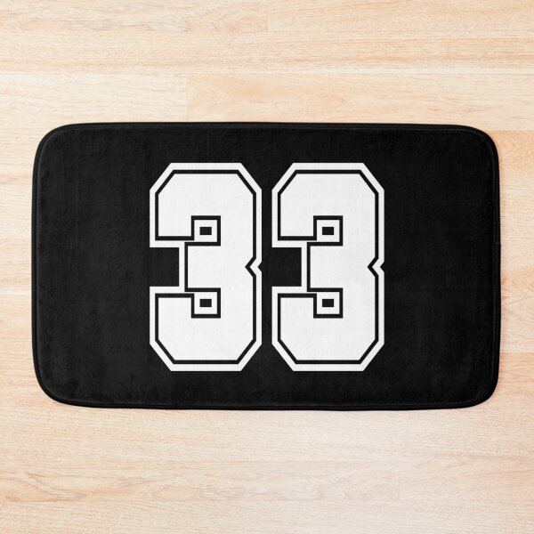 Item preview, 33 shirt number college style football soccer number designed and sold by GeogDesigns.