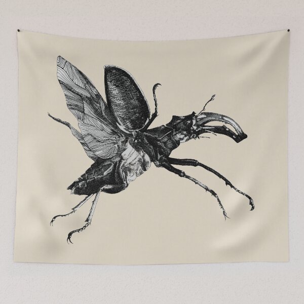 Item preview, Flying Victorian Insect Beetles Bug designed and sold by martinpot.