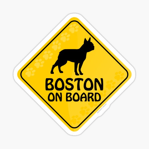 Boston On Board Sticker