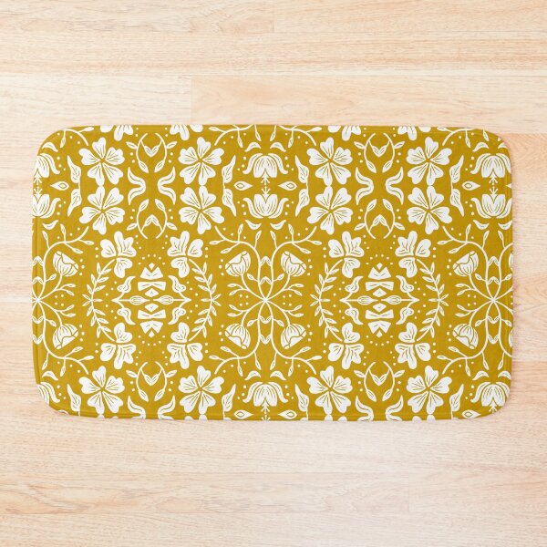 Item preview, Yellow and White Floral Pattern designed and sold by oliviabergh.