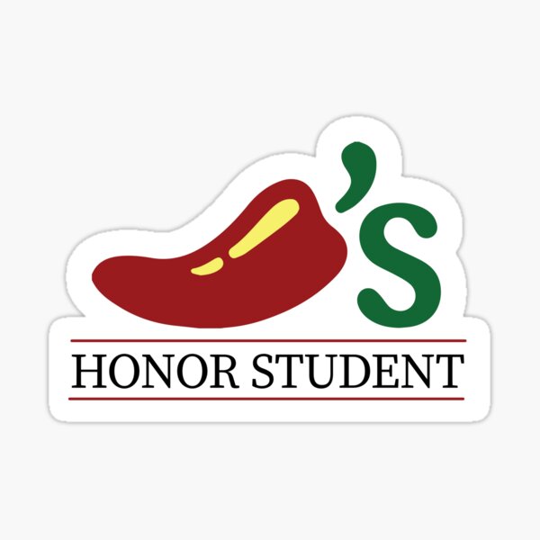 The Second Highest Honor from Chili's Sticker