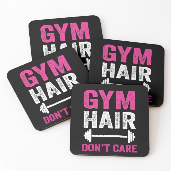 Item preview, Gym Hair Don't Care Funny Fitness Design Gift Idea designed and sold by BarrelLive.