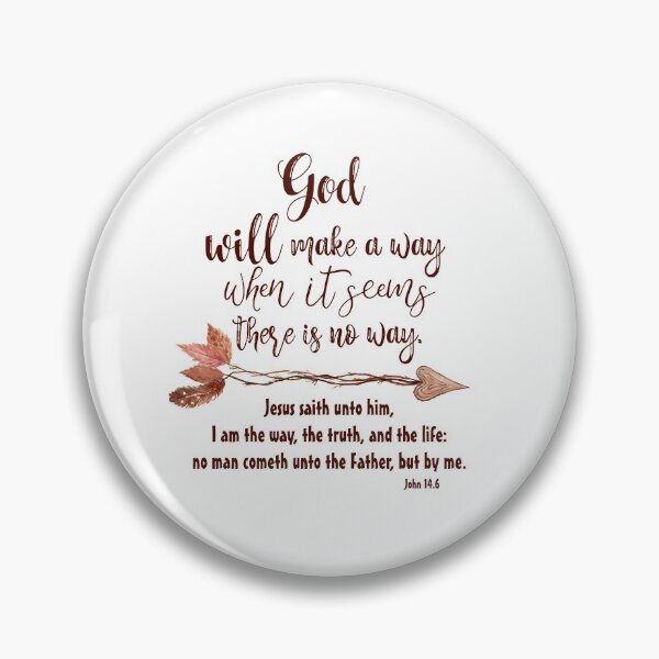 Item preview, God Will Make a Way Quote with Bible Verse designed and sold by motivateme.