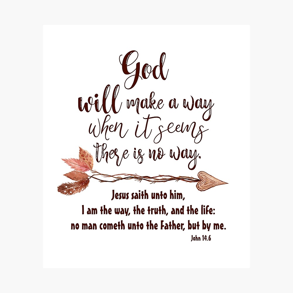 God Will Make a Way Quote with Bible Verse