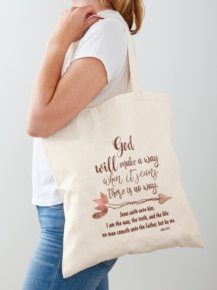 Christian Tote Bag, Bible Verse Tote Bag, Aesthetic Tote Bag - Inspire  Uplift