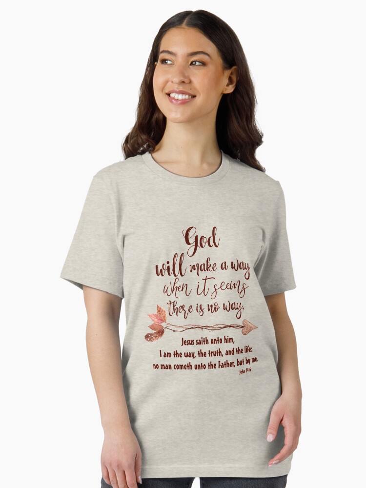 One Way Jesus Slogan Women T Shirt One Way Jesus Slogan Women T Shirt