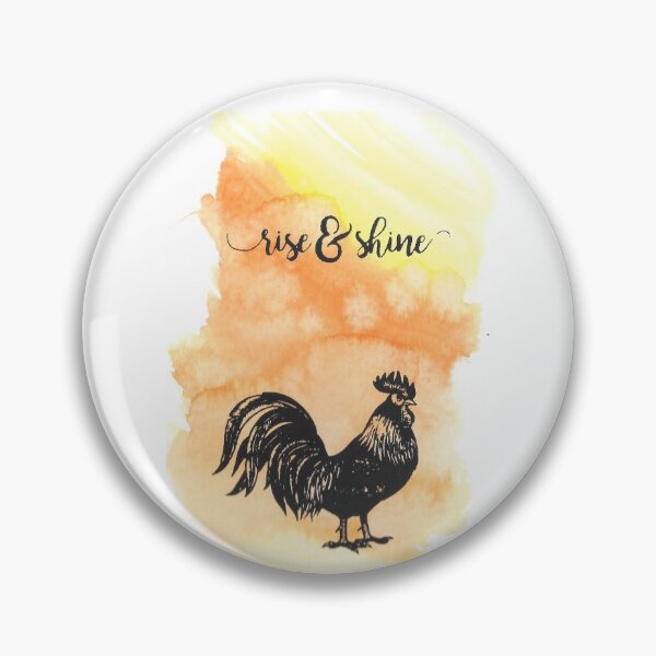 Item preview, Rise & Shine Rooster watercolor designed and sold by WiMGcreative.