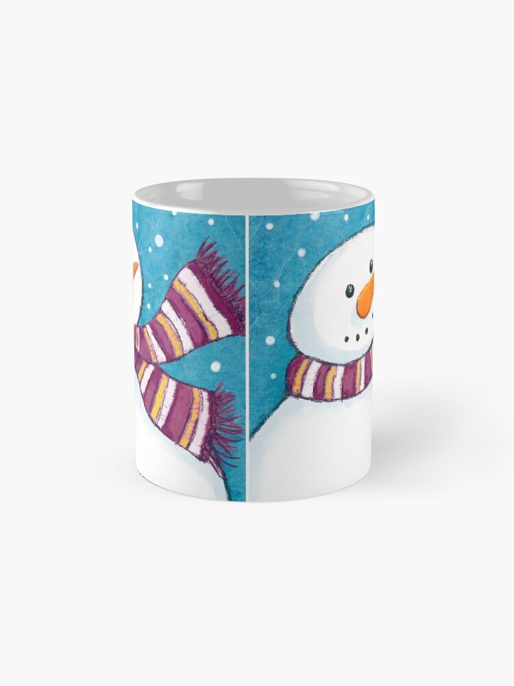 Alternate view of A Friendly Carrot-Nosed Snowman Mug
